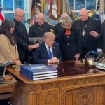 Catholic bishops regret meeting with Trump