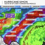 Hurricane Simon hits western Mexico after tropical systems kill 5 people