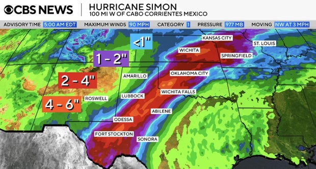 Hurricane Simon hits western Mexico after tropical systems kill 5 people Hurricane Simon hits western Mexico after tropical systems kill 5 people