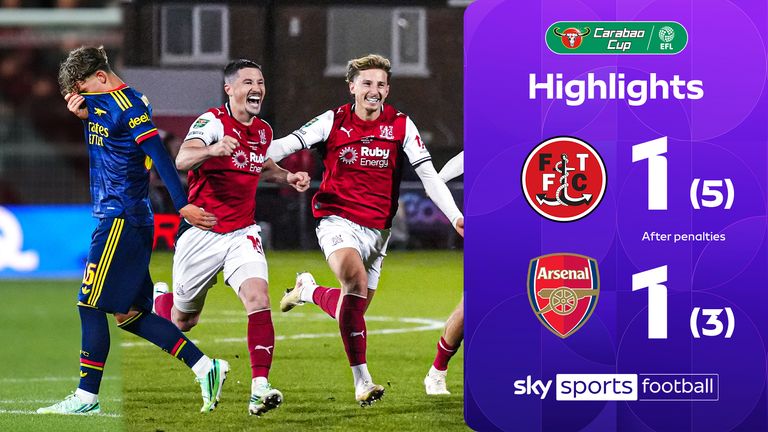 Max Dowman red card: Arsenal boss Mikel Arteta explains his reaction to the 16-year-old after his sending off during Carabao Cup exit at Fleetwood Town | Football news