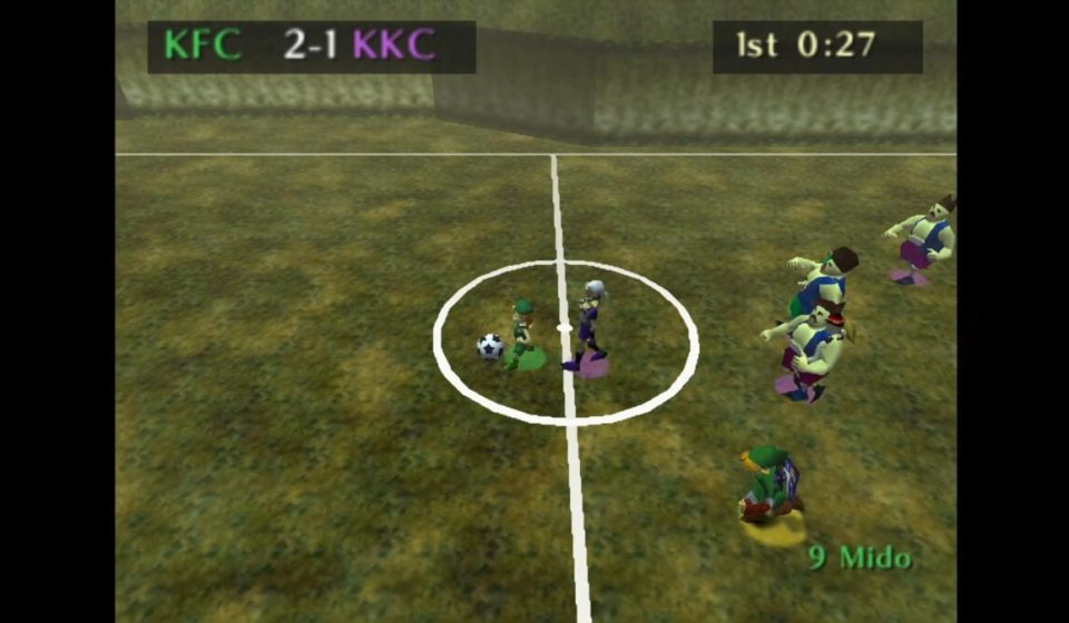 You can play football in Ocarina Of Time and... Ugh, it's vibration coded
