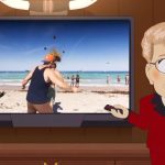 The latest episode of South Park features exclusive footage from GTA 6 where a man is hit in the head with dog poop.