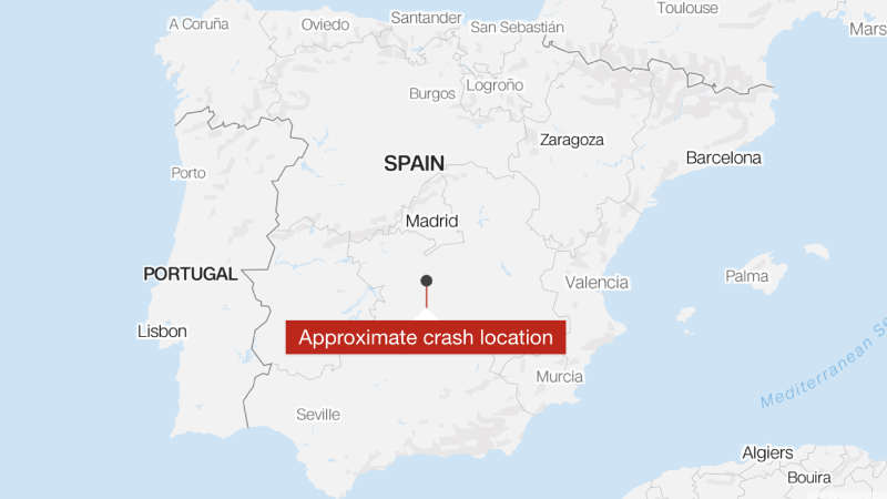 Collision of two high-speed trains in Spain leads to suspension of line