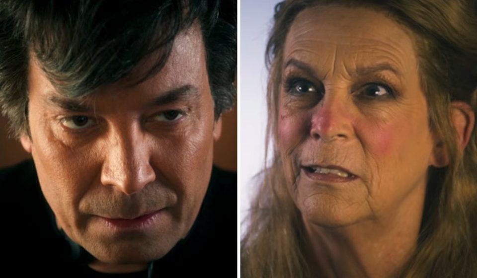 Jimmy Fallon and Jamie Lee Curtis parody "You Can See Everything"