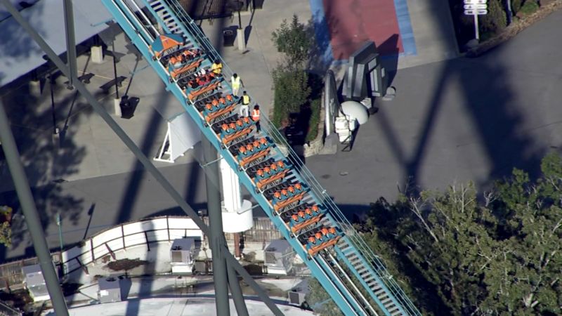 Man dies after falling from roller coaster at Six Flags Over Georgia, police and witnesses say