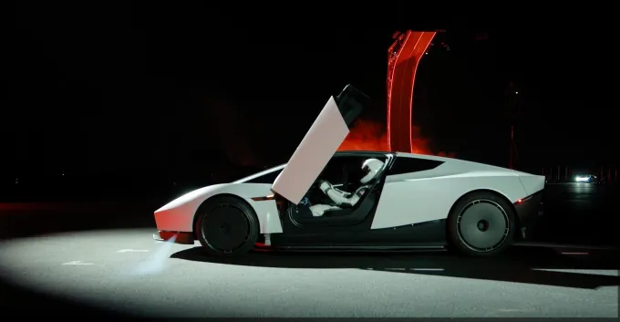 Tesla Unveils SpaceX-Powered Roadster That Flies and Falls in Style