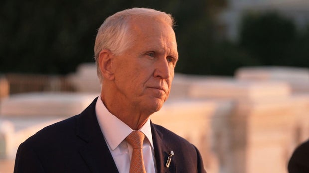 Senator Thom Tillis says that without checks on power, “we’ll have some sort of dictator king if we’re not careful.” Senator Thom Tillis says that without checks on power, "we'll have some sort of dictator king if we're not careful."