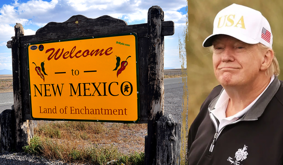 Trump urges changing New Mexico's name to increase home values, income