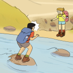 Comics: Outdoor hobby connects artist with new friends: The Picture Show: NPR