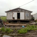 After last year's storm, this isolated Alaska town continues to pick up the pieces: NPR