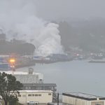 Evacuations ordered within a mile of seafood factory fire on Newport's Bayfront