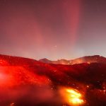Several Southern California homes are on fire in fast-moving wildfire
