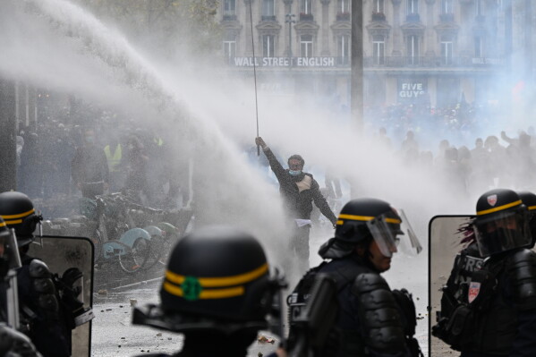 Demonstrations in France against the rising cost of living