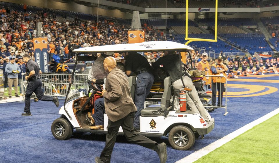 Airman who died after rappelling fall during UT San Antonio game identified