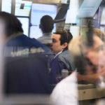 Most US stocks fall after bond market increases pressure