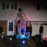 The giant skeleton has become a Halloween staple in the United States