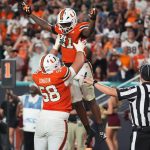 Miami is No. 1 in the AP Top 25 for the first time since 2002, No. 2 in the BYU rankings since the 1984 title season.