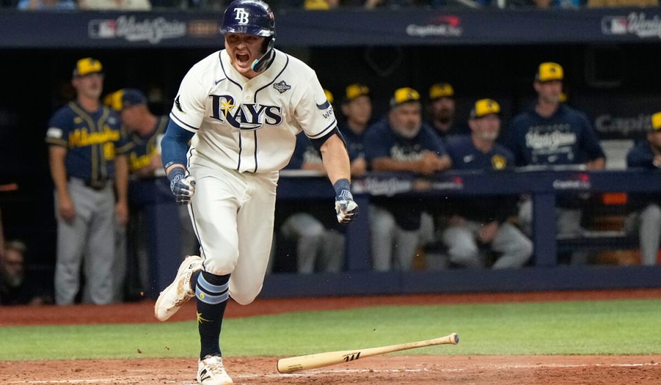 Rays stun Brewers with 2-run rally in 12th inning, force Game 5 of World Series with 4-3 victory