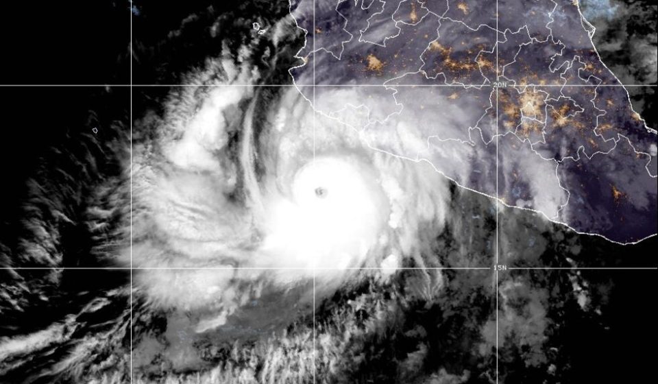 Simon strengthens into a Category 4 hurricane as it approaches the Mexican coast