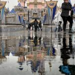 Torrential rain hits Orange County, prompting visitors to take shelter at Disneyland