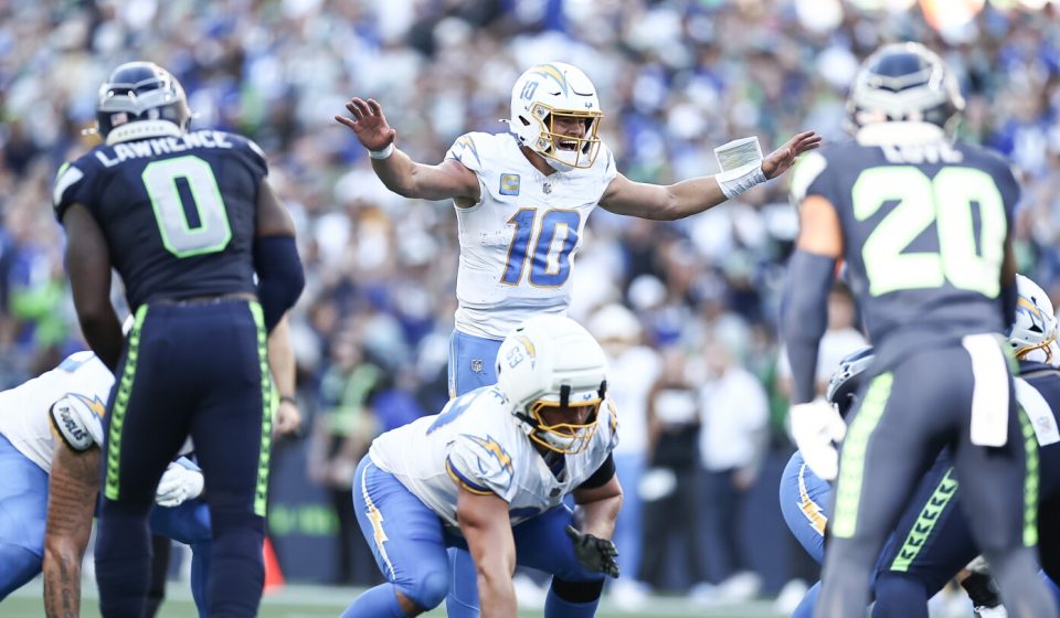 Jim Harbaugh: Justin Herbert had one of the toughest performances I saw on Sunday