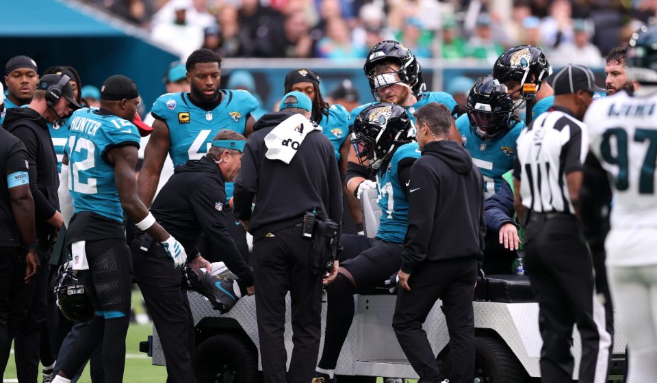 Report: Jaguars OT Anton Harrison to undergo knee surgery