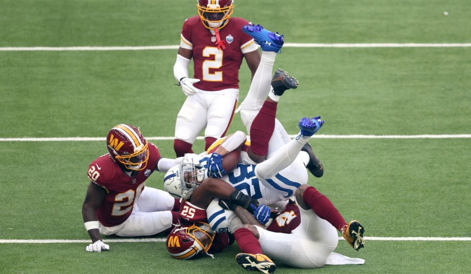 Jonathan Taylor and the Colts beat Athan Kaliakmanis and the Commanders in London