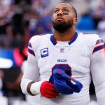 Rams' Alaric Jackson hit Bills' Bradley Chubb after game