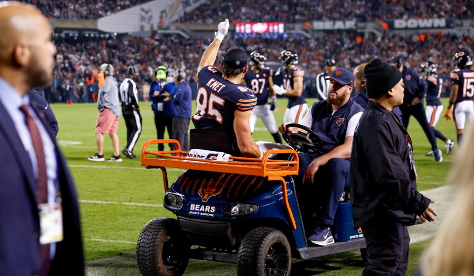 Ben Johnson: Cole Kmet's knee injury doesn't look good
