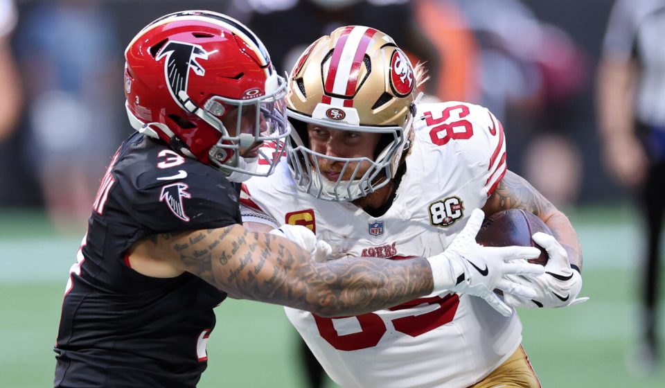 49ers lose first game of the season as Falcons earn surprise victory 49ers lose first game of the season as Falcons earn surprise victory