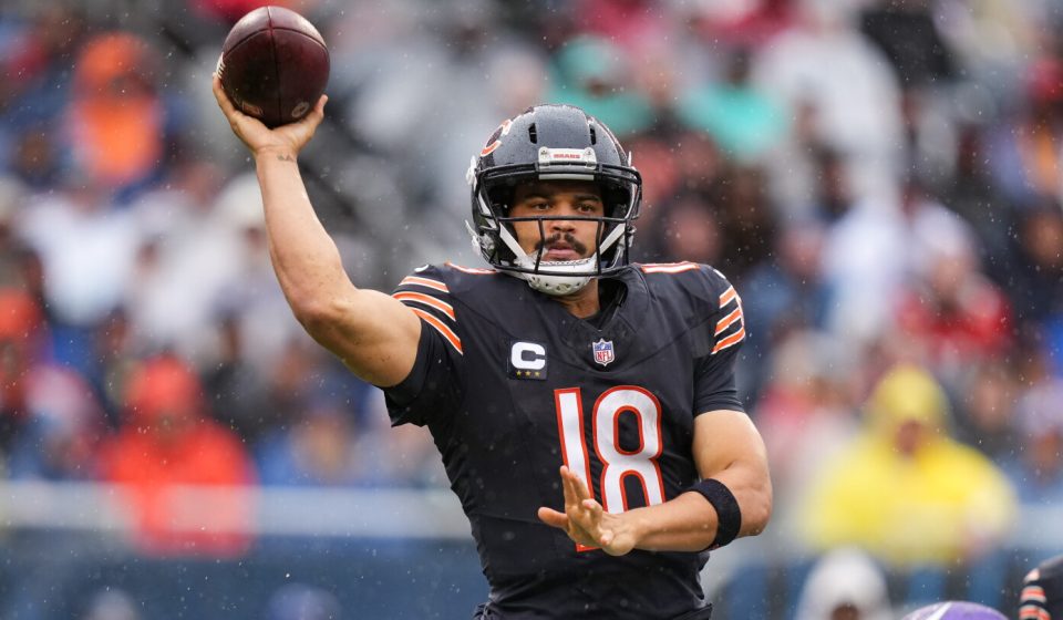 Caleb Williams officially active for the Bears on Sunday