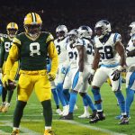 Josh Jacobs denies imitating himself with handcuffs during landing celebration