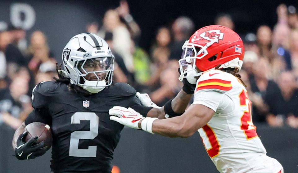 Ashton Jeanty downgraded to limited practice Thursday