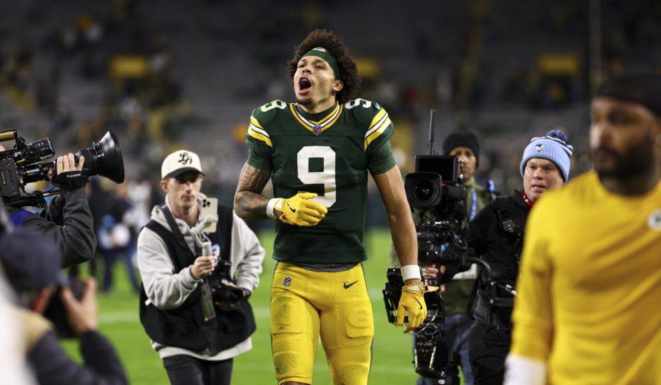 Christian Watson coughed up blood, broke a rib, went to the hospital and returned to the game Christian Watson coughed up blood, broke a rib, went to the hospital and returned to the game