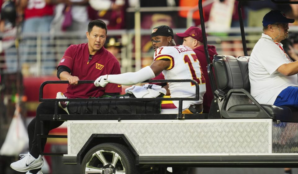 Terry McLaurin reportedly suffers season-ending knee injury