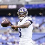 Lamar Jackson out of Friday practice, Tyler Huntley in line to start