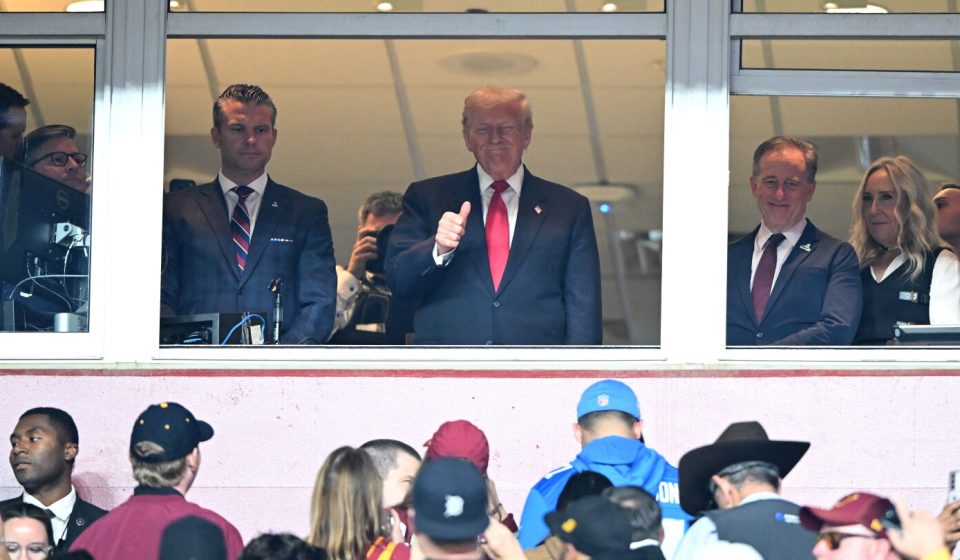 President Trump was scheduled to attend Steelers-Bucs, before his schedule changed