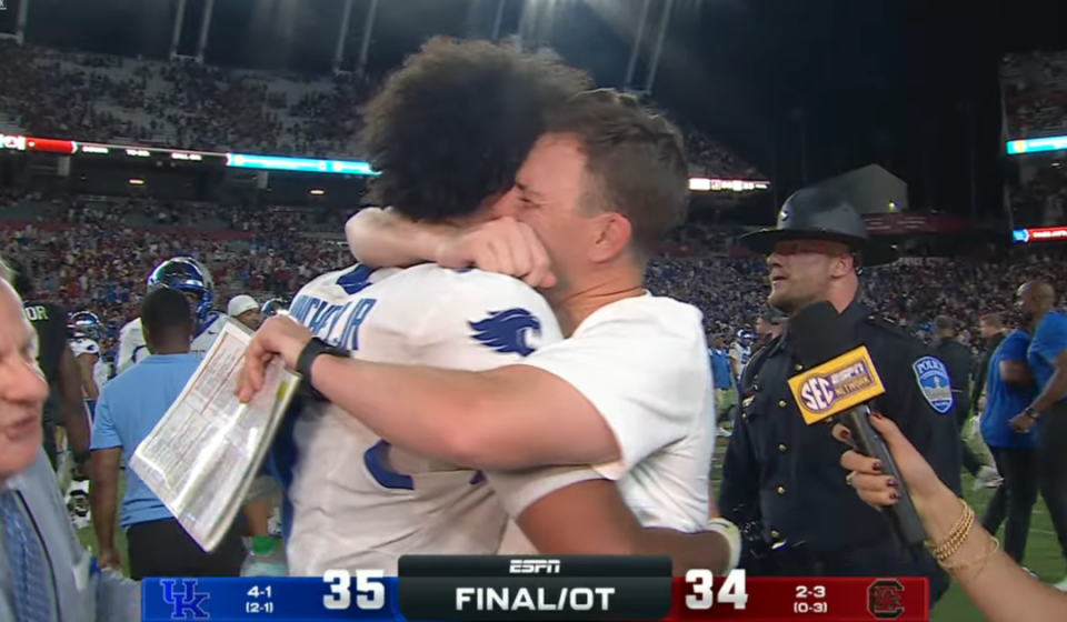 'Comeback Freaking Cats': Will Stein makes the call of his life against South Carolina