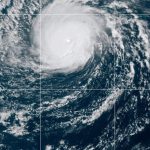 Nolo becomes a Category 3 hurricane in the remote Pacific Ocean