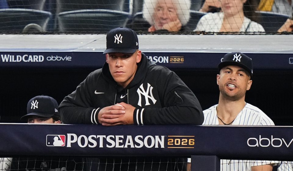 Aaron Judge left the Yankees Division Series roster to recover from calf strain