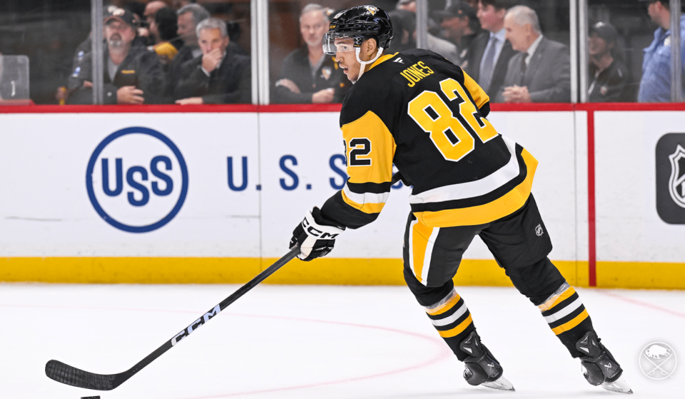 Sabers acquire Jones, Laatsch from Penguins