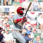 Phillies force Game 3 as Kyle Schwarber, Bryce Harper take turns and Alec Bohm hits 10th against the Braves