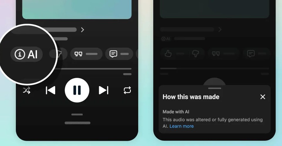 YouTube puts new labels on AI-generated songs