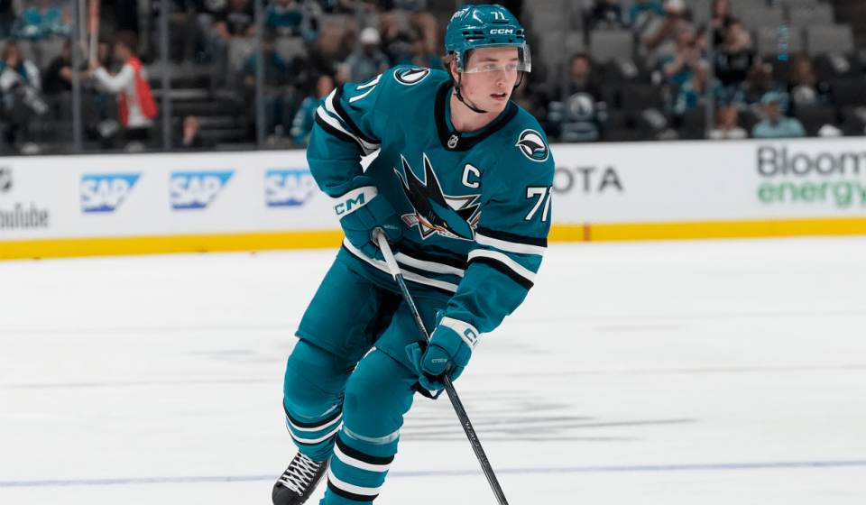 Celebrini misses Sharks loss with lower-body injury